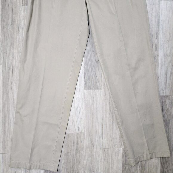 Polo Ralph Lauren Mens Tan Pleated Dress Pants Hammond 36×34 - Picture 4 of 12
